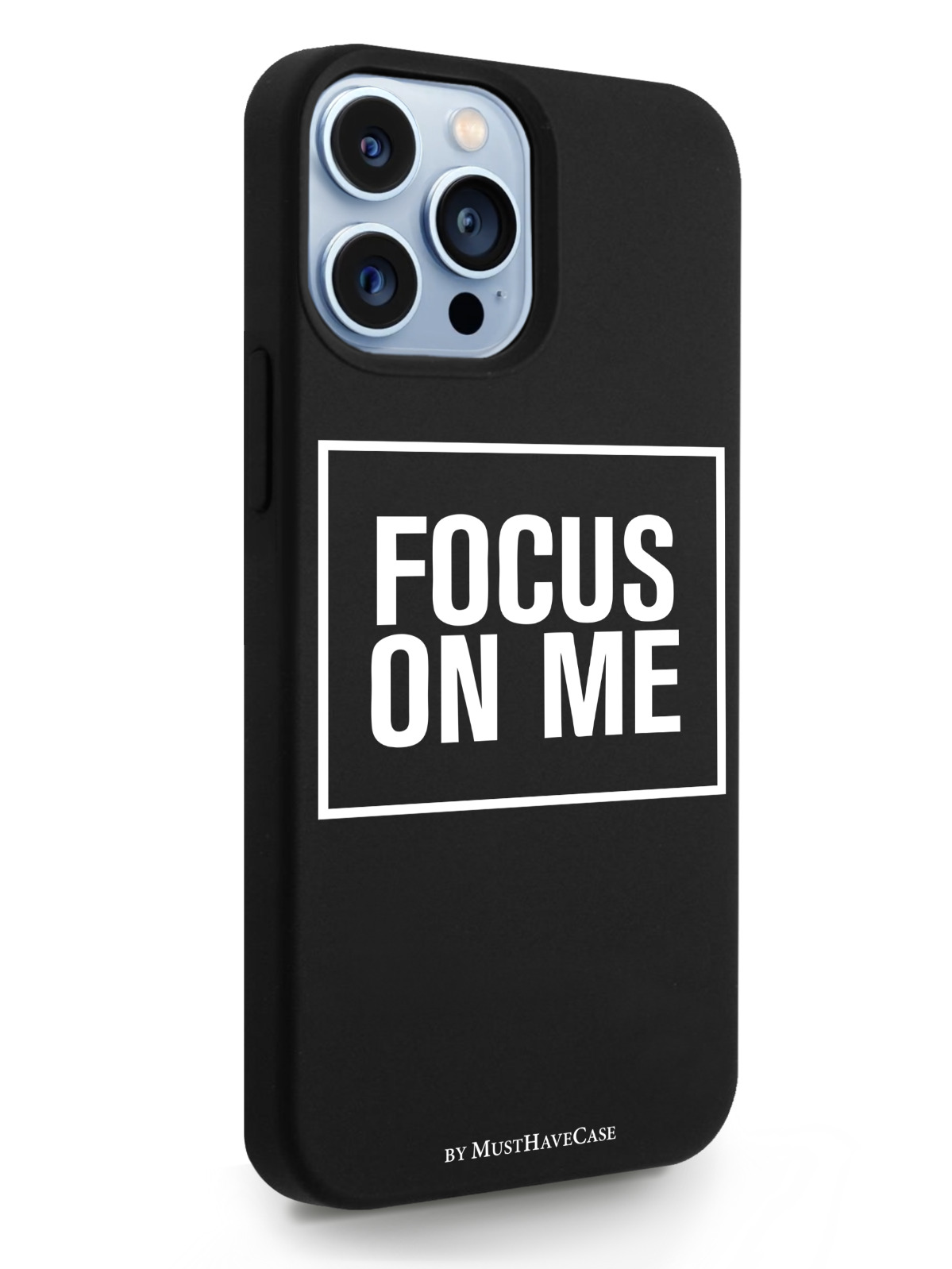 фото Чехол musthavecase для iphone 13 pro max focus on me черный