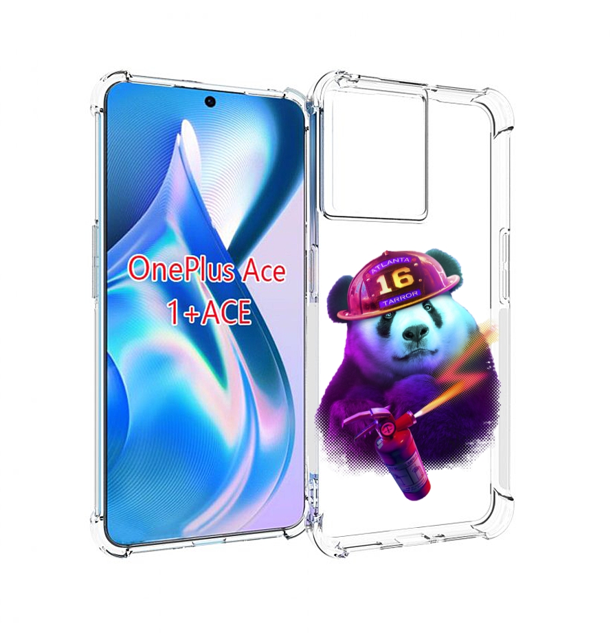 

Чехол MyPads Яркая панда детский для OnePlus Ace, Прозрачный, Tocco