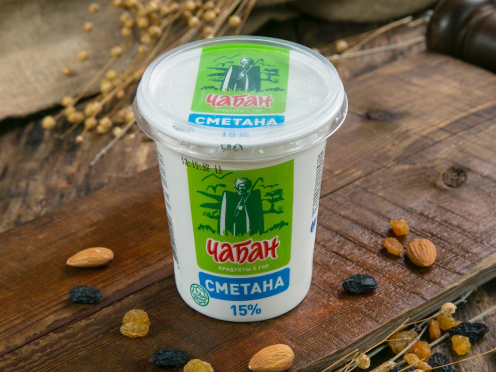 

Сметана Чабан 15% БЗМЖ 400 г