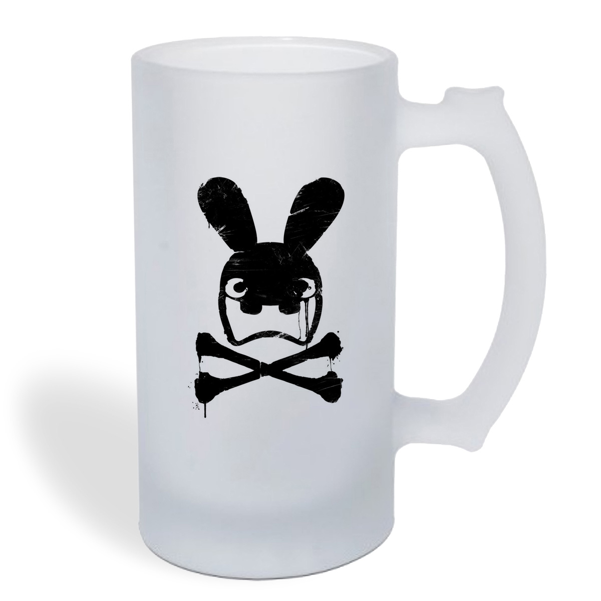 

Кружка пивная CoolPodarok Кролик Rabbit кости