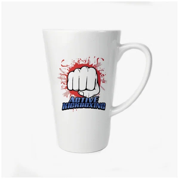

Большая конусная кружка CoolPodarok Active kickboxing (Активный кикбоксинг)