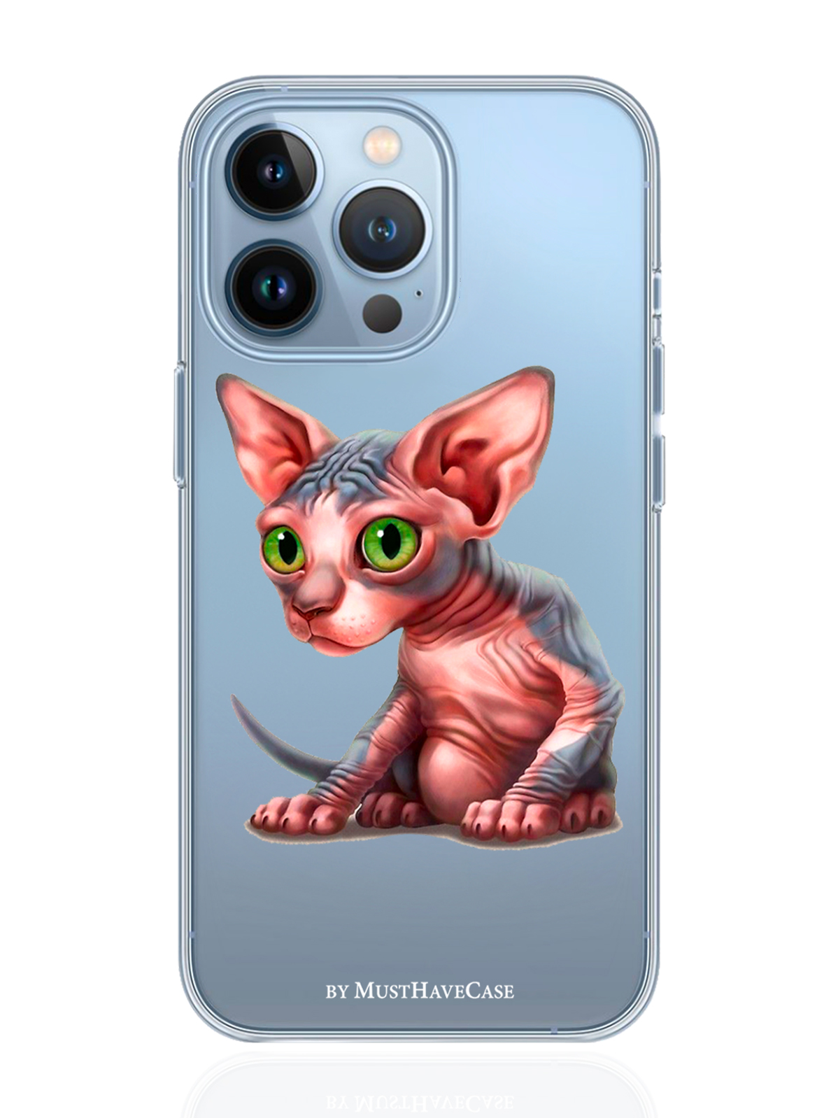 

Чехол MustHaveCase для iPhone 13 Pro Сфинкс прозрачный, iPhone 13 Pro Сфинкс
