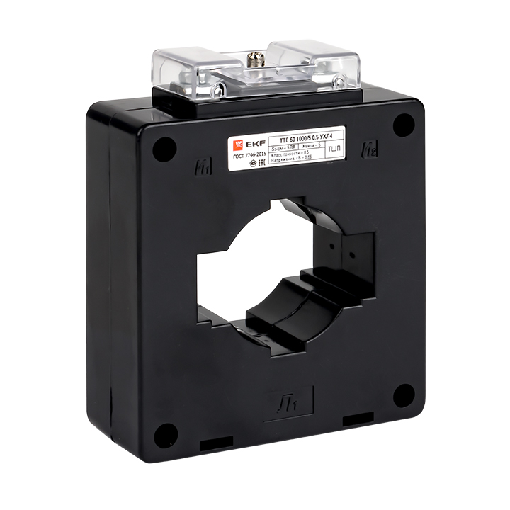Трансформатор тока EKF PROxima ТТЕ-60-800/5А класс точности 0,5 tte-60-800 реле контроля тока полигон