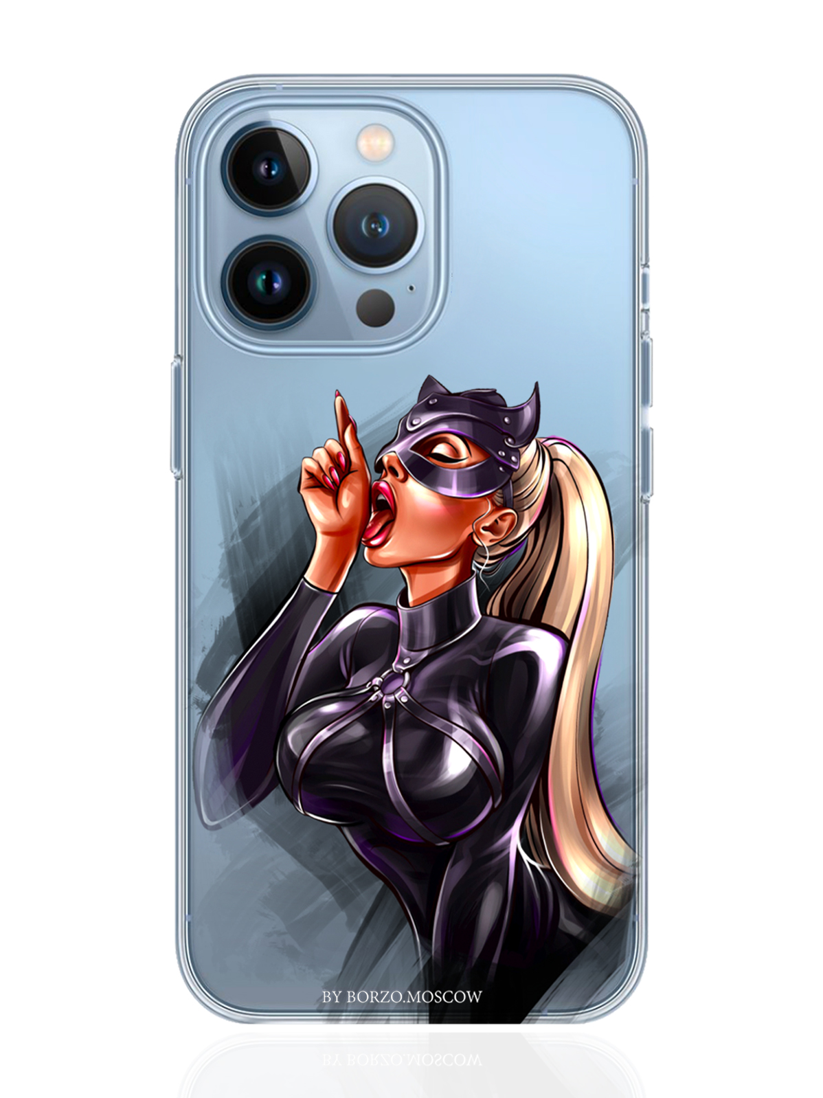 

Чехол MustHaveCase для iPhone 13 Pro Кошечка прозрачный, iPhone 13 Pro Кошечка
