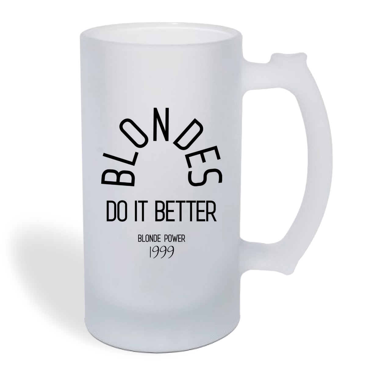 

Кружка пивная CoolPodarok Blondes do it better