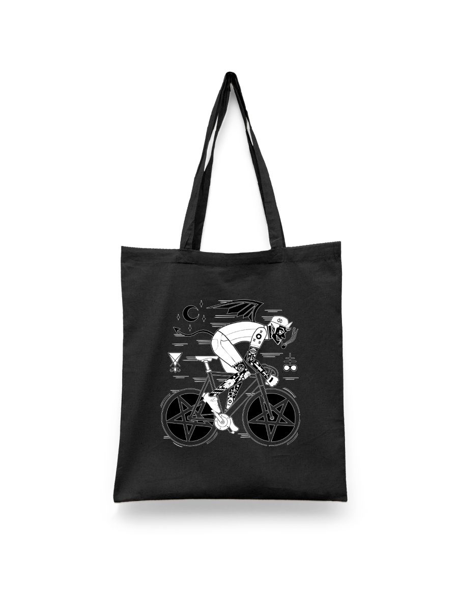 

Шоппер унисекс Каждому Своё Велосипед/Bike/Дьявол/Люцифер SPVL13, черный, Велосипед/Bike/Дьявол/Люцифер SPVL13