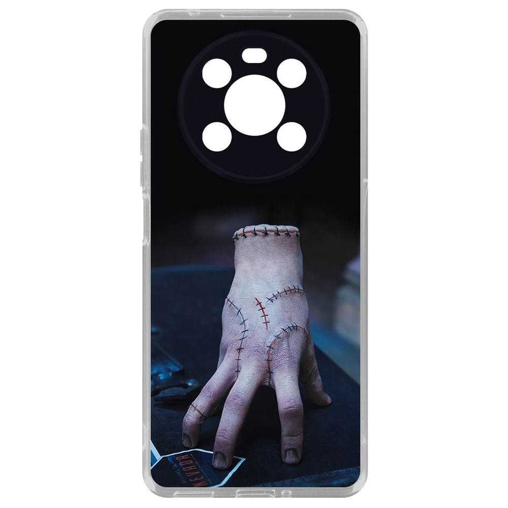 

Чехол Уэнсдей Аддамс - Вещь для Honor X9, Прозрачный