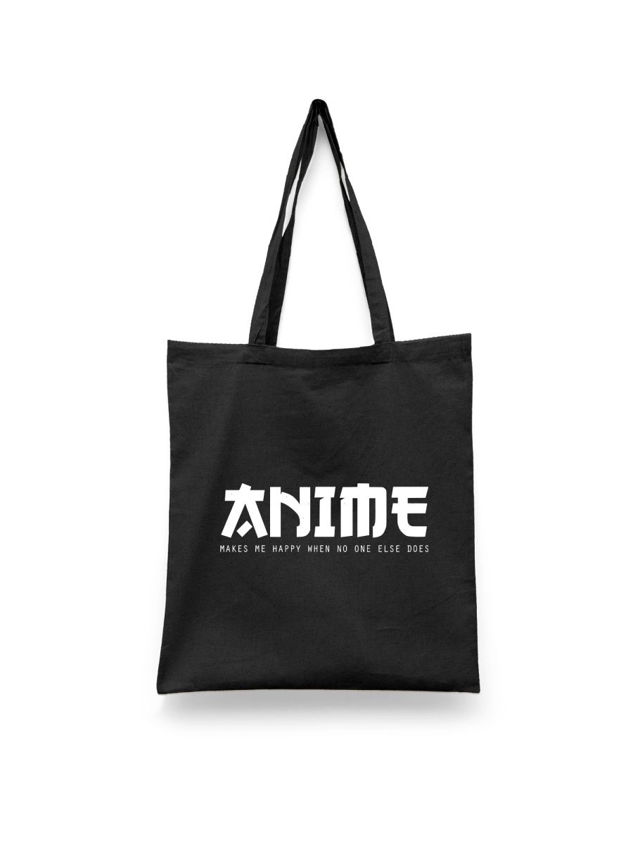 

Шоппер унисекс Каждому Своё ANIME/Аниме/Арт ANRA10, черный, ANIME/Аниме/Арт ANRA10