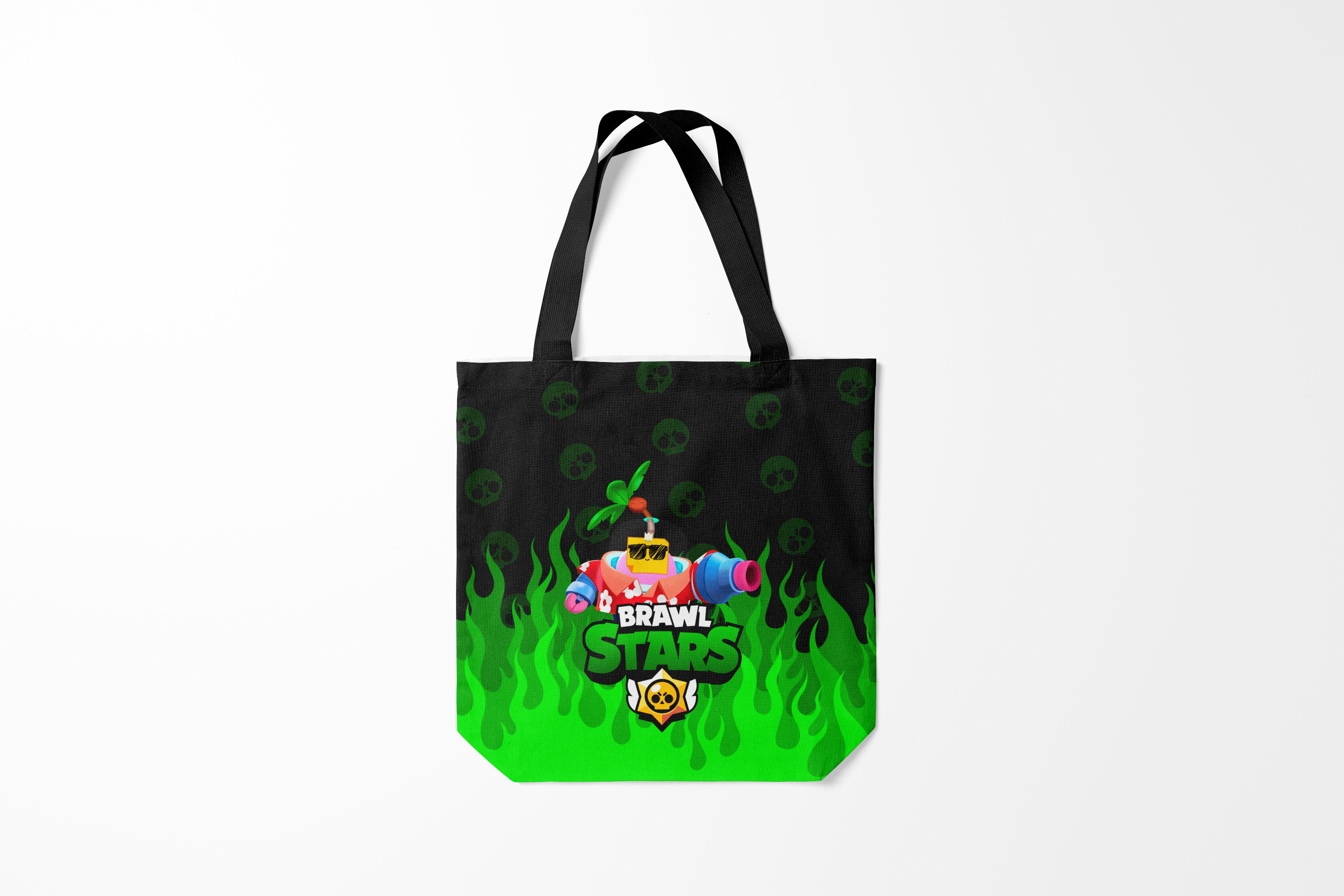 

Сумка шoппер унисекс Burnettie Brawl Stars СПРАУТ, зеленый, Brawl Stars СПРАУТ