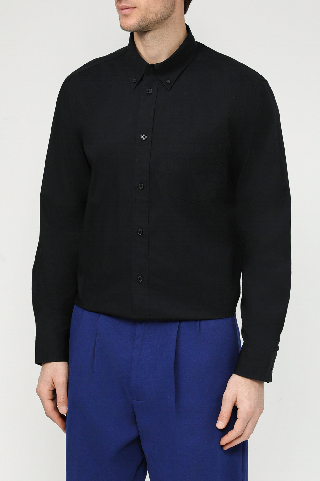 

Рубашка мужская Esprit Casual 993EE2F310 черная XL, Черный, 993EE2F310