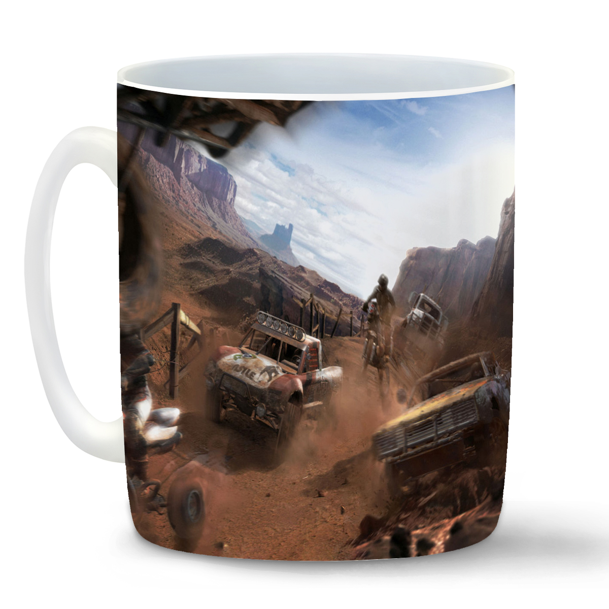 

Кружка CoolPodarok motorstorm Бездорожье Гонка