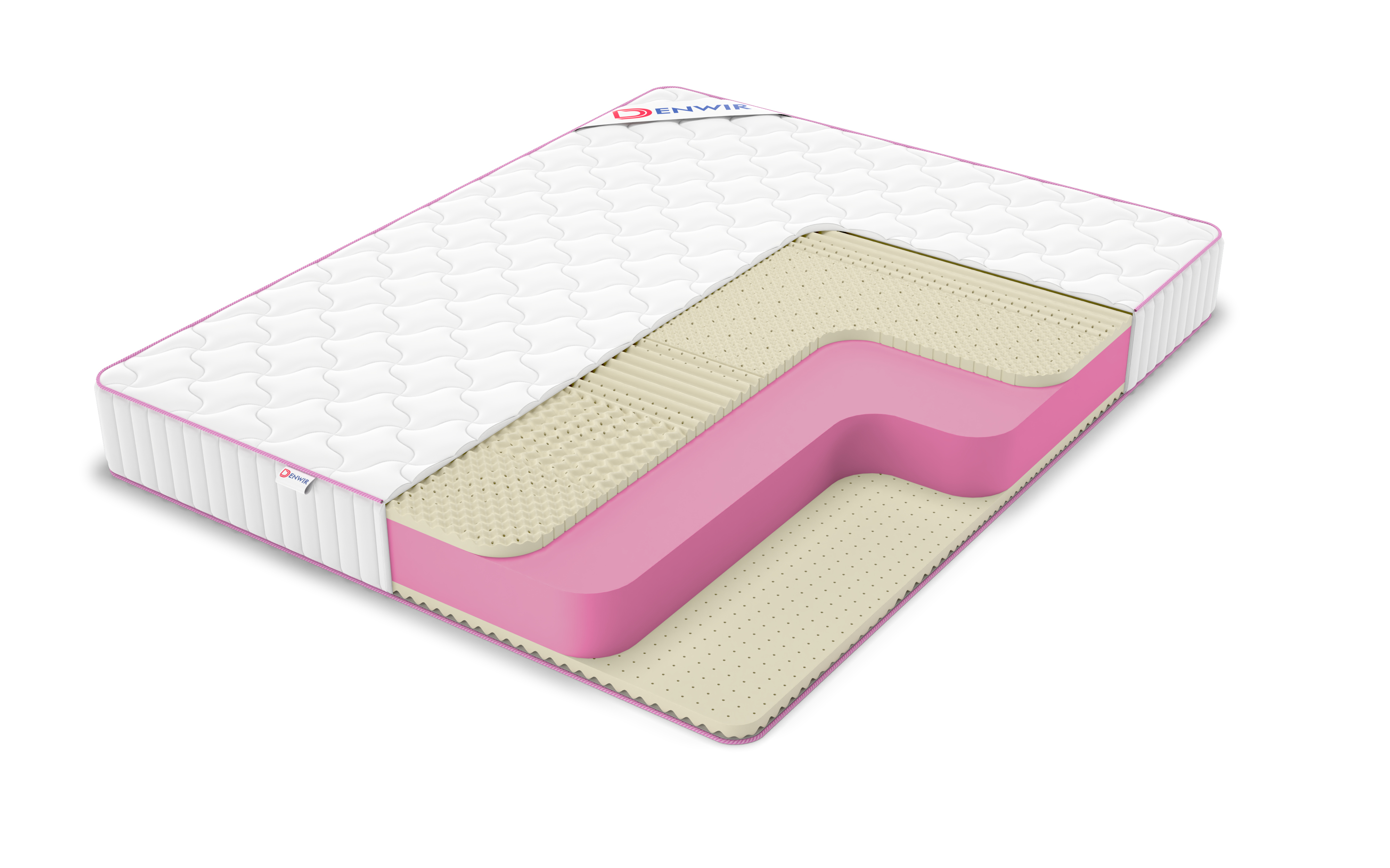 

Матрас беспружинный Denwir MEGA SOFT RELAX PLUS 20 75х120, 21 см, Белый, MEGA SOFT RELAX PLUS 20