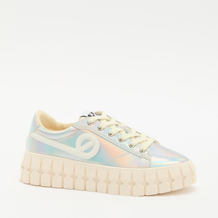 

Кеды женские No Name PLAY SNEAKER серебристые 37 EU, Серебристый, PLAY SNEAKER