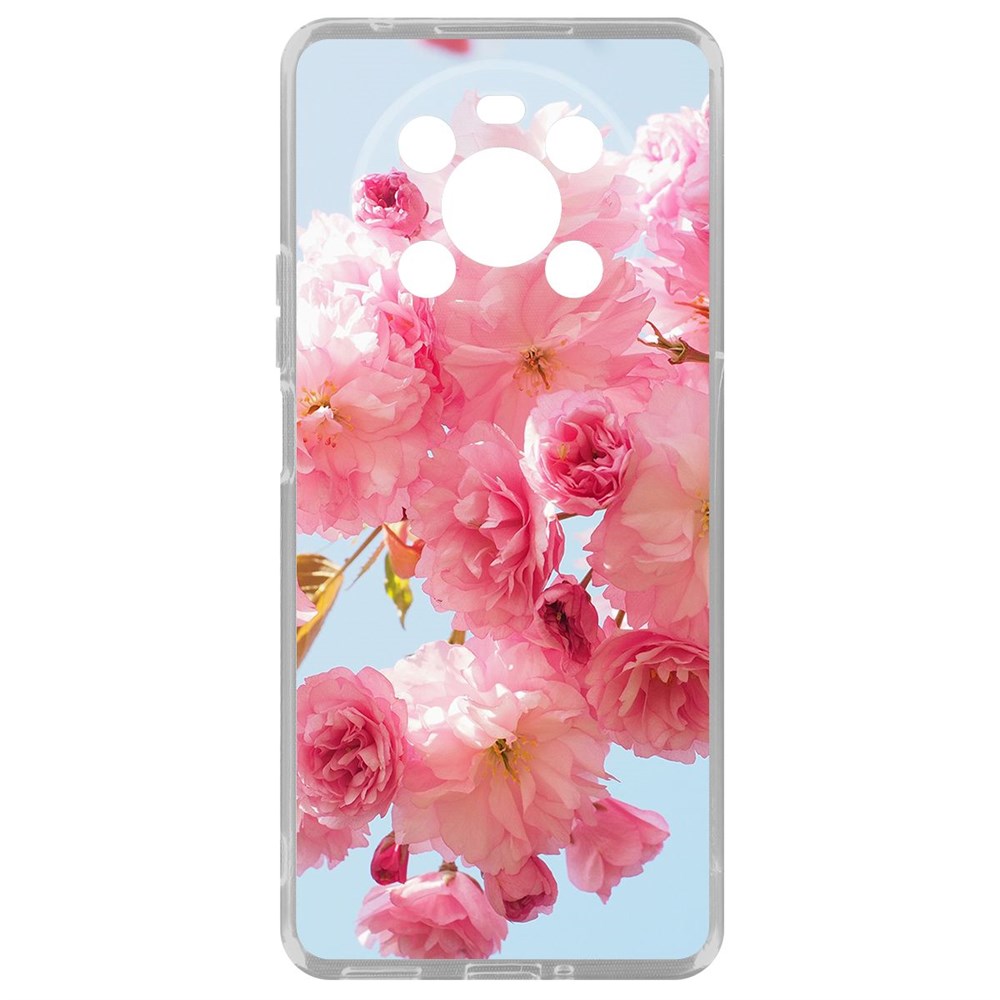 

Чехол Сакура для Honor X9, Прозрачный