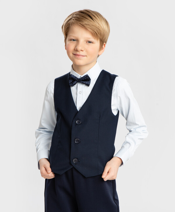 

Жилет детский Button Blue 224BBBS47011000, синий, 140, 224BBBS47011000