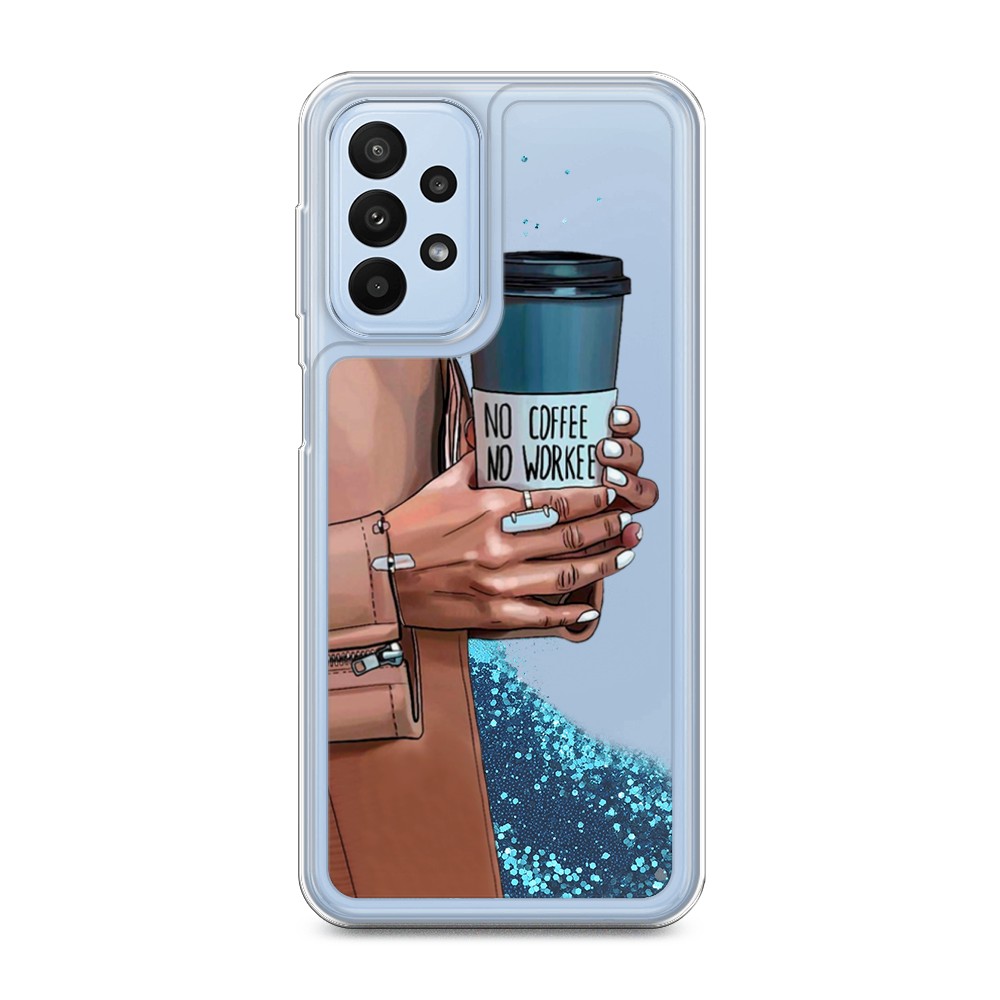 

Чехол Awog на Samsung Galaxy A23 "No coffee", Коричневый;серый, 2105093-1