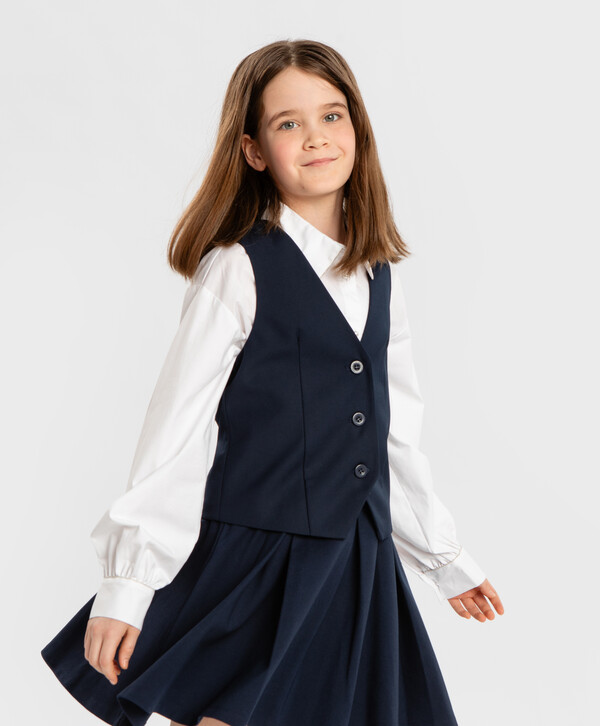 

Жилет детский Button Blue 224BBGS47011000, синий, 164, 224BBGS47011000