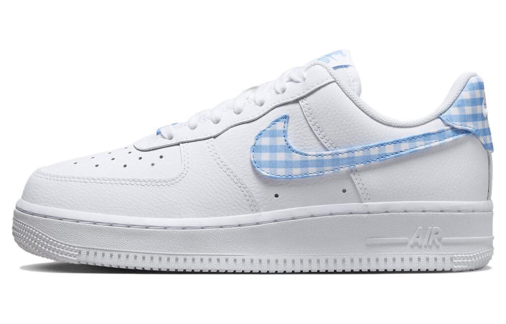 

Кеды унисекс Nike Air Force 1 Low Blue Gingham белые 35.5 EU, Белый, Air Force 1 Low Blue Gingham