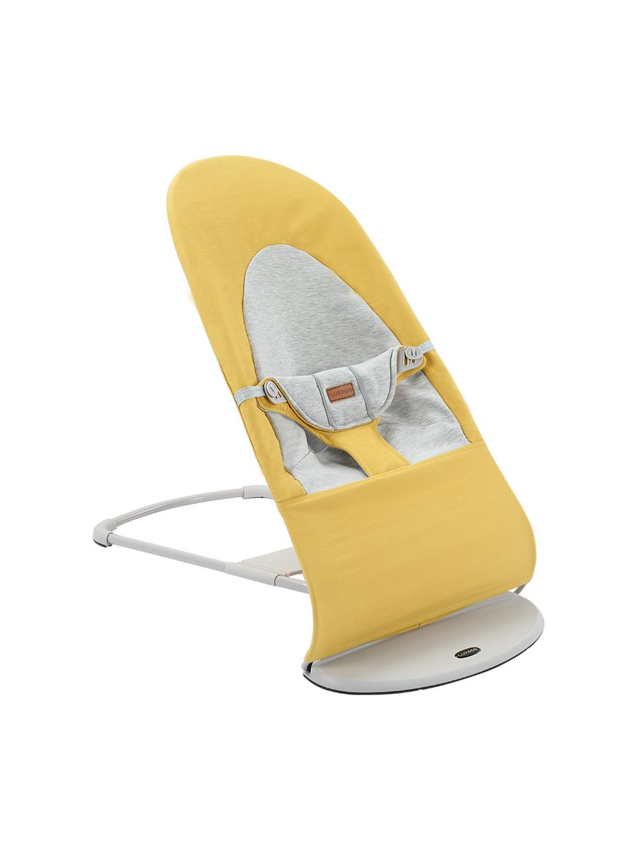 Шезлонг для новорожденного luxmom LM-456 желтый