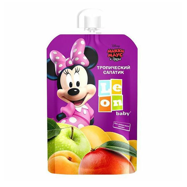 

Пюре LOL Leon Baby Минни тропический салатик 90 г