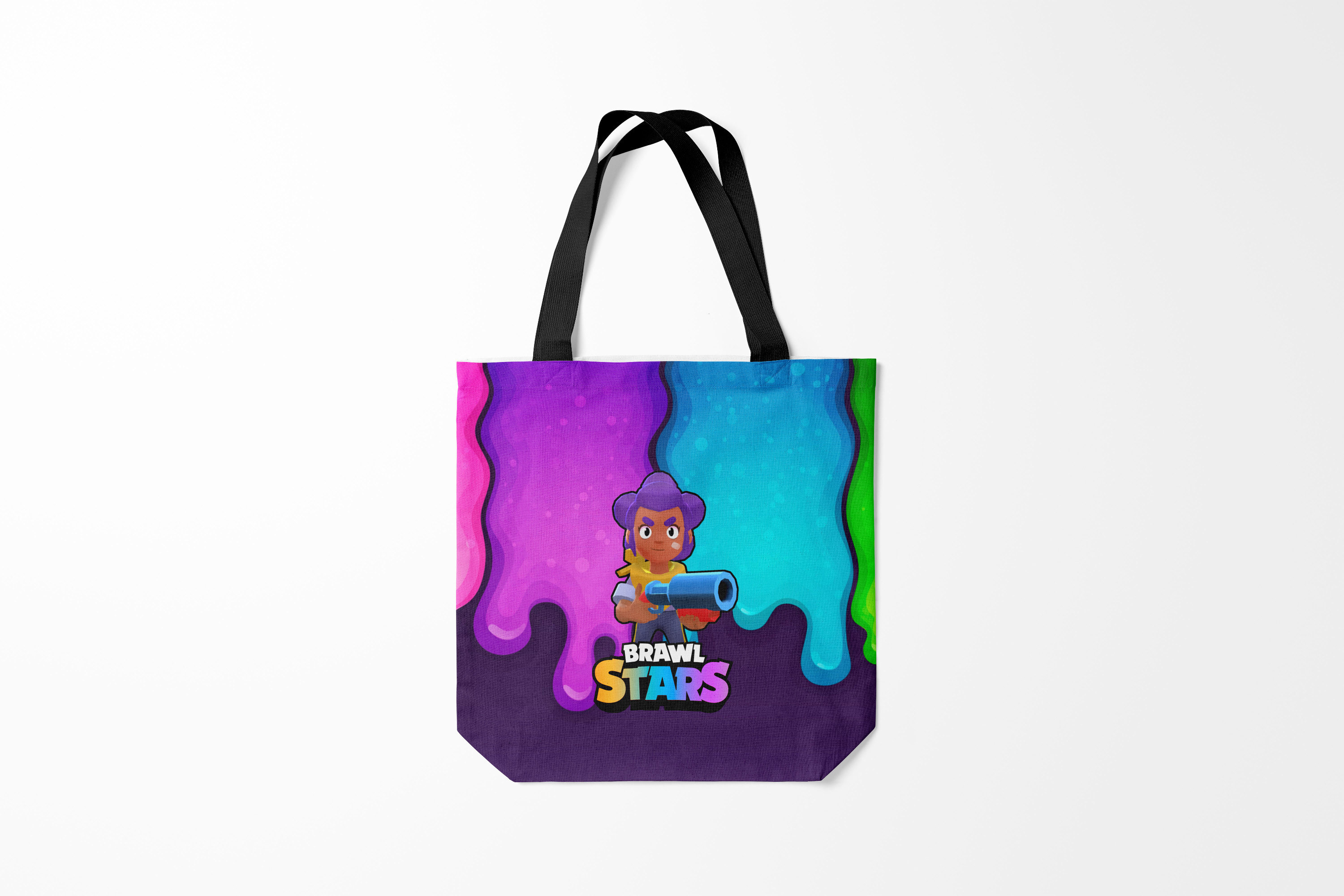 

Сумка шoппер унисекс Burnettie Brawl Stars Шелли, фиолетовый, Brawl Stars Шелли