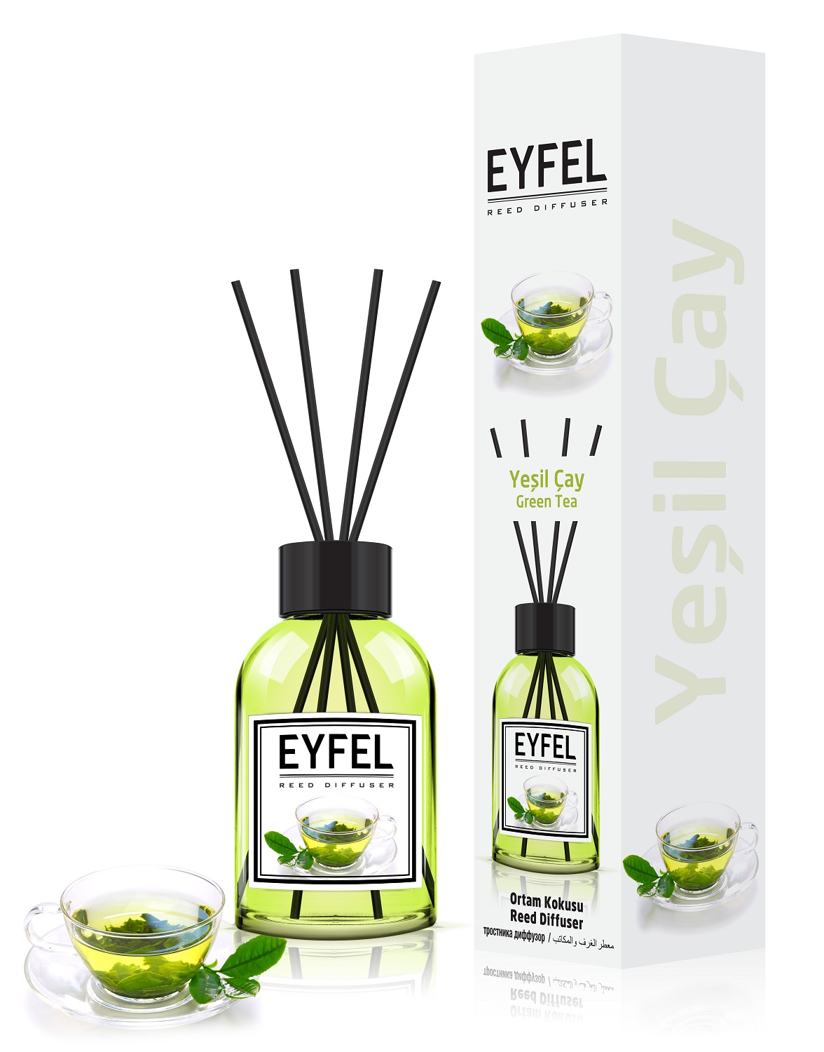 фото Аромадиффузор диффузор ароматический eyfel green tea зеленый чай 110 мл