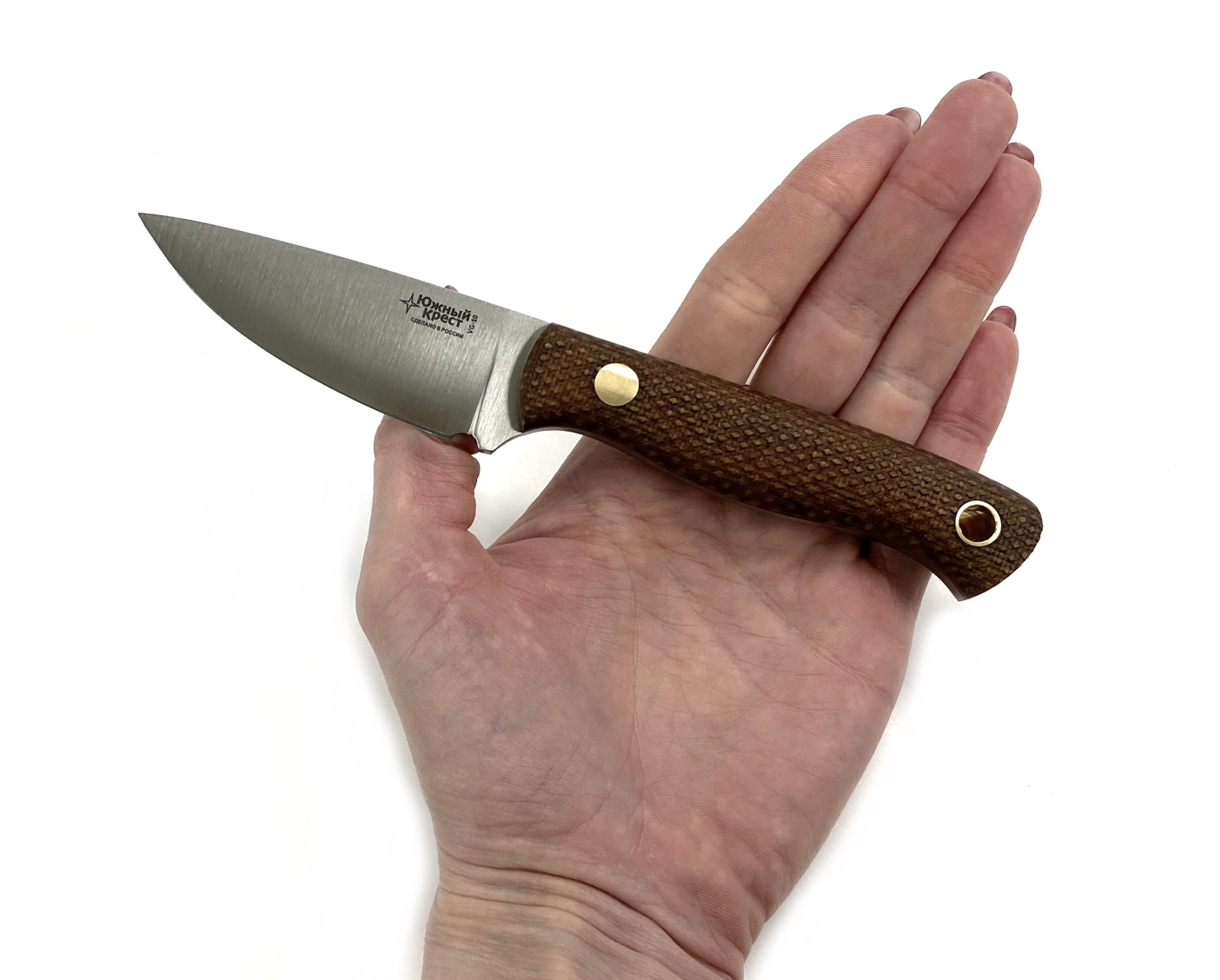 

Нож Южный Крест Термит, VG-10 конв, микарта койот, 221.1450, Коричневый, 221.1450