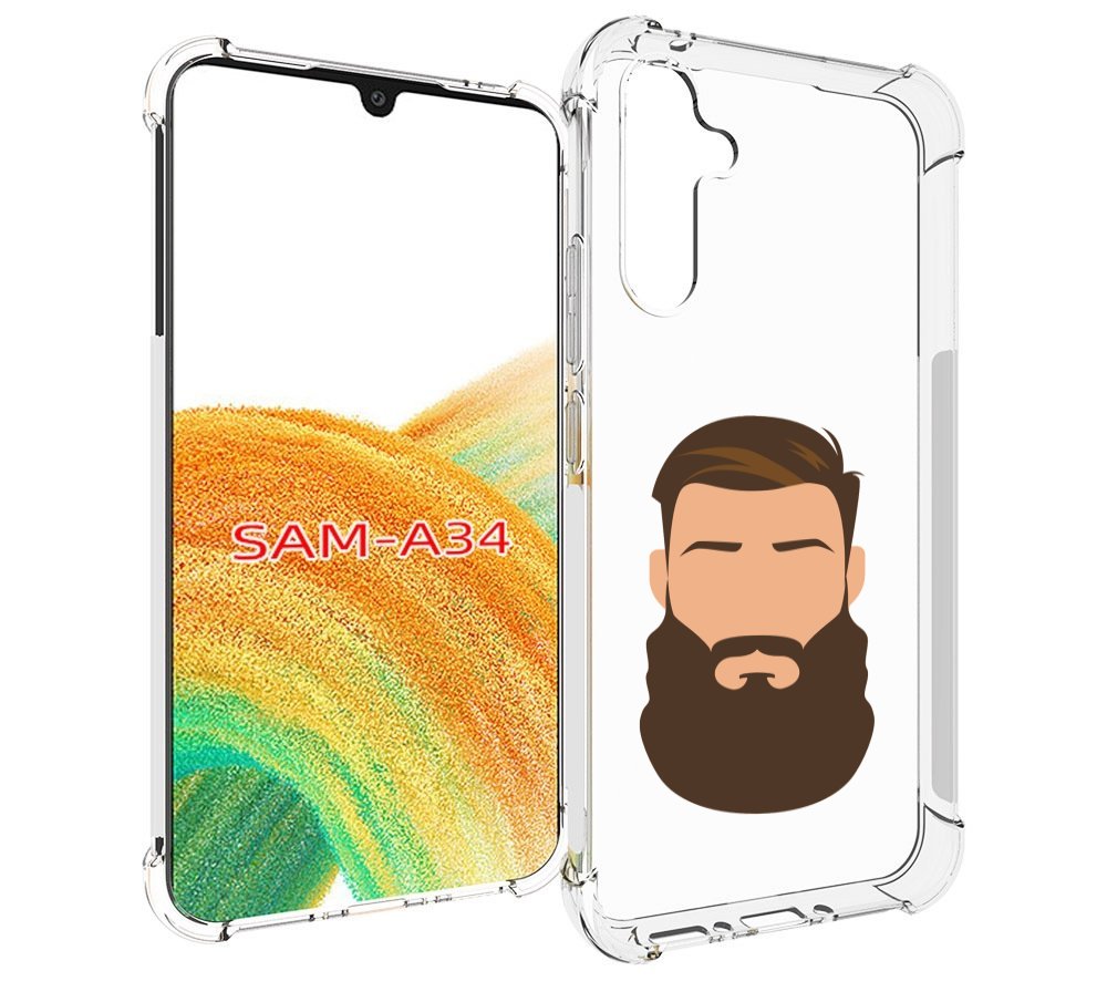 

Чехол MyPads густая-борода для Samsung Galaxy A34, Tocco