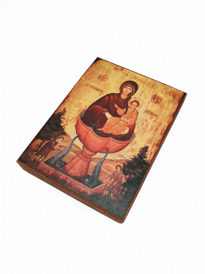 

Икона Живоносный Источник, под старину, 15х19 см