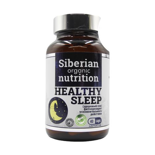 Здоровый Сон Healthy sleep Фитопрепарат успокоительного действия, 40 капсул