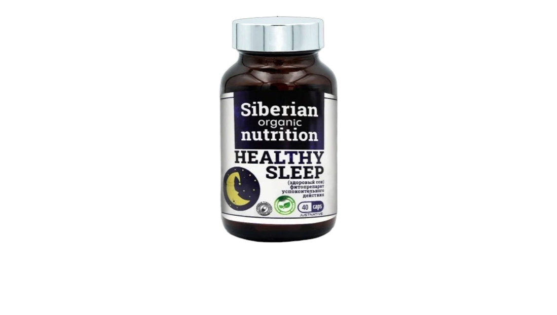 Купить Здоровый Сон «Healthy sleep» Фитопрепарат успокоительного действия, капсулы 40 шт, Siberian Organic Nutrition