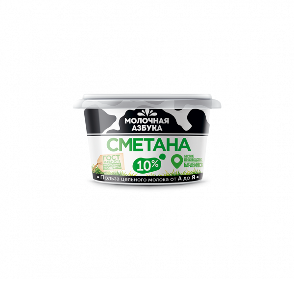 

Сметана Молочная Азбука 10%, 180 г