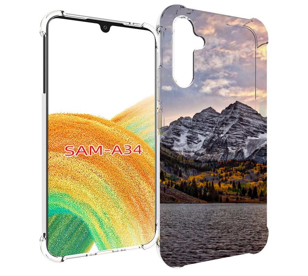 

Чехол MyPads горы-колорадо для Samsung Galaxy A34, Tocco