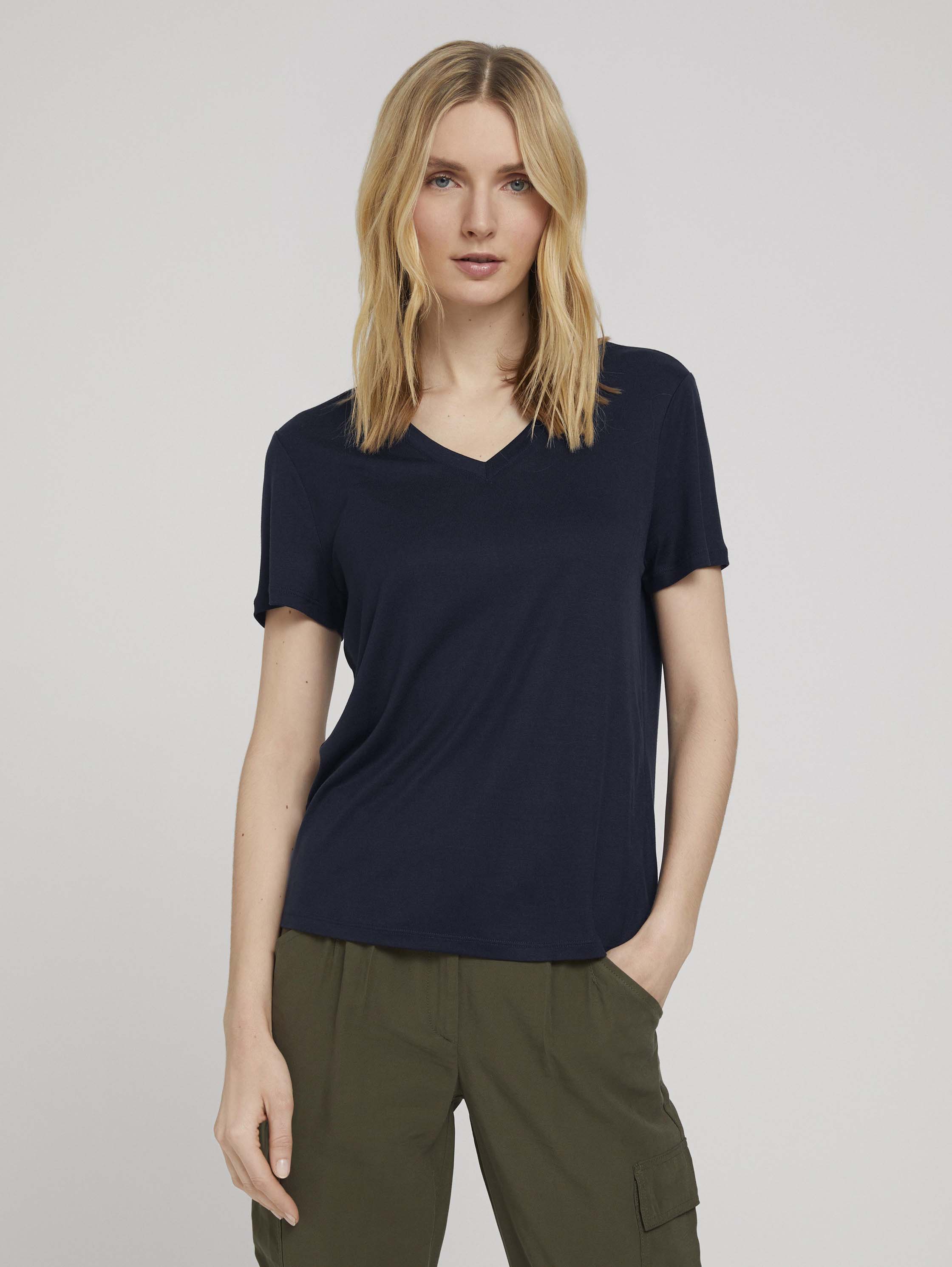 

Футболка женская TOM TAILOR 1025781 синяя S, 1025781