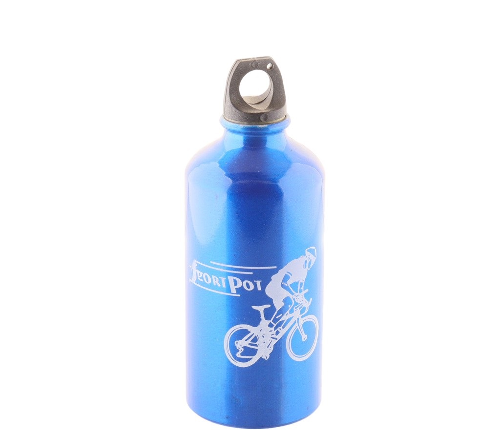 Велосипедная фляга (500ml) (алюминиевая, синяя) YKX