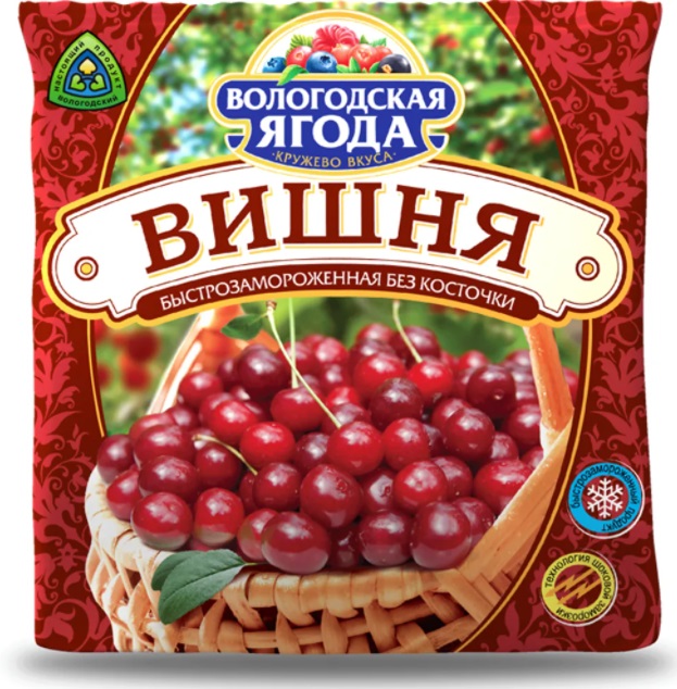 

Вишня Кружево вкуса без косточки, быстрозамороженная, 300 г