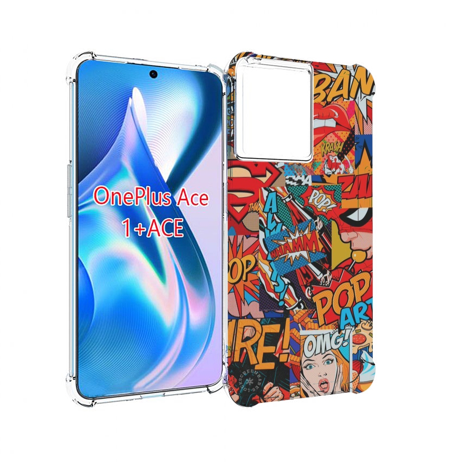 

Чехол MyPads Фон для OnePlus Ace, Прозрачный, Tocco