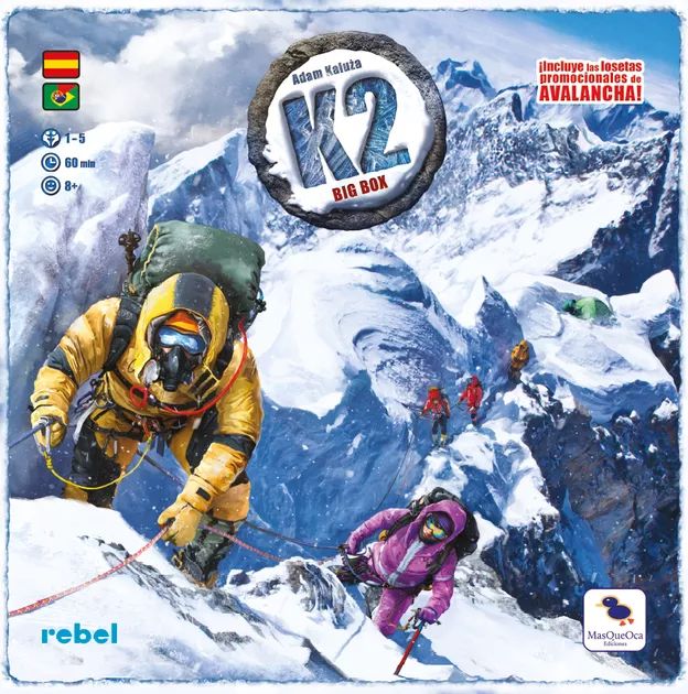 Настольная игра Rebel Games K2: Big Box K2 - Большая коробка, правила на английском языке семейная настольная игра радуга большая прогулка