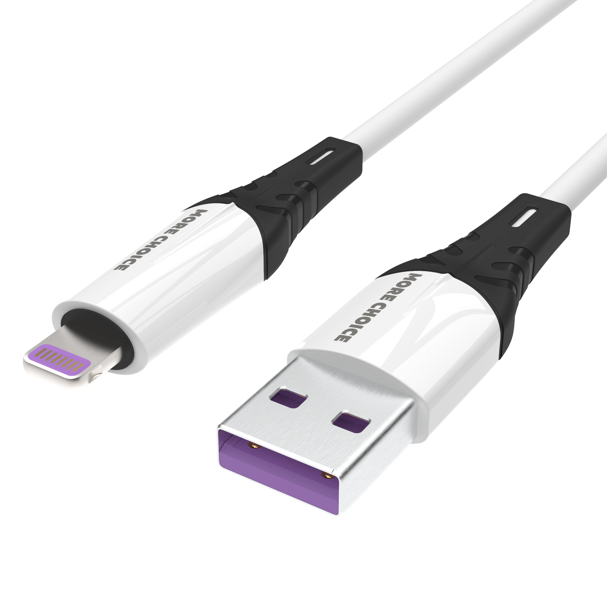 

Кабель Lightning-USB More Choice K35 1 м белый, K35