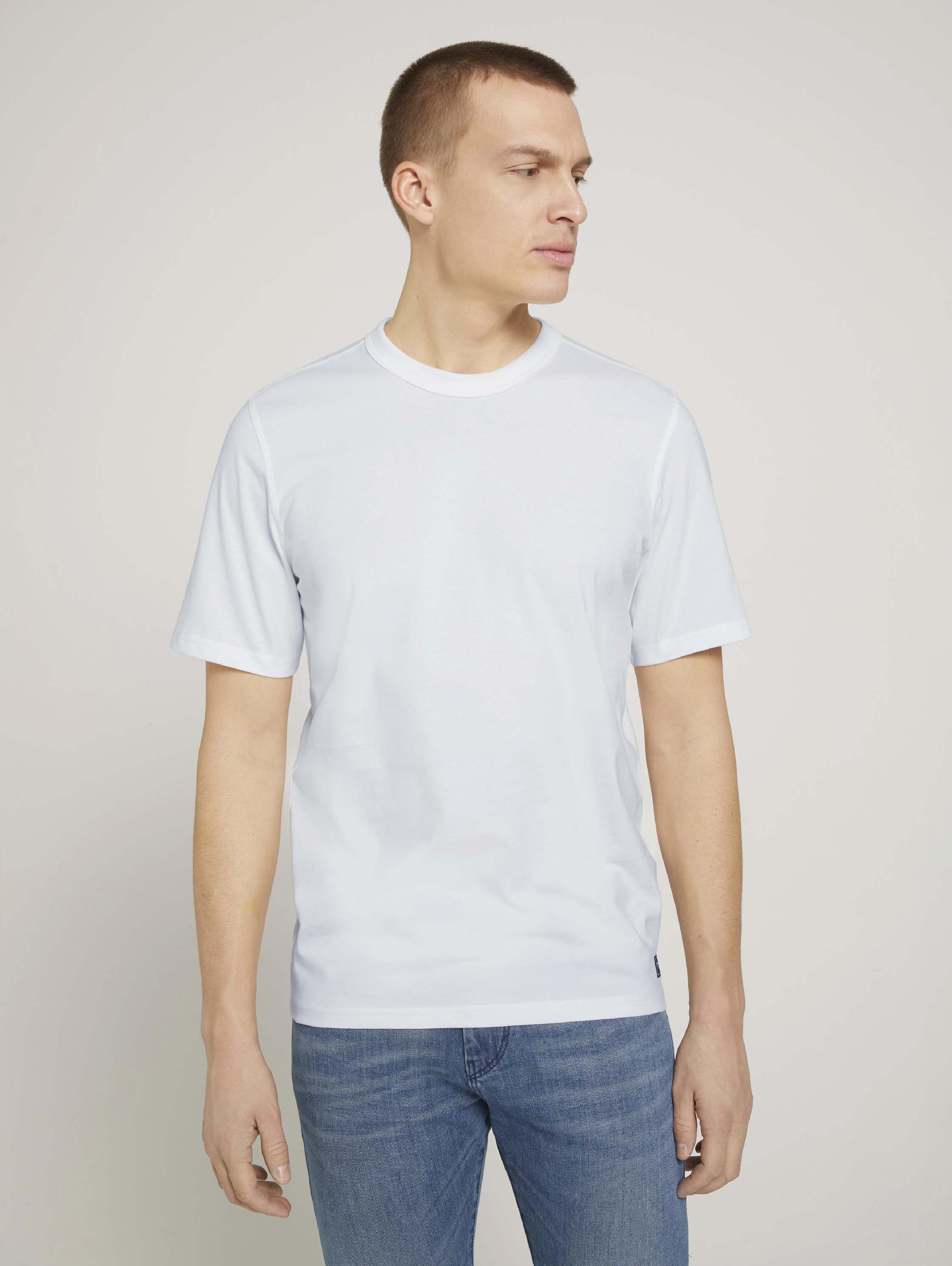 

Футболка мужская 1026004 TOM TAILOR белая M, 1026004