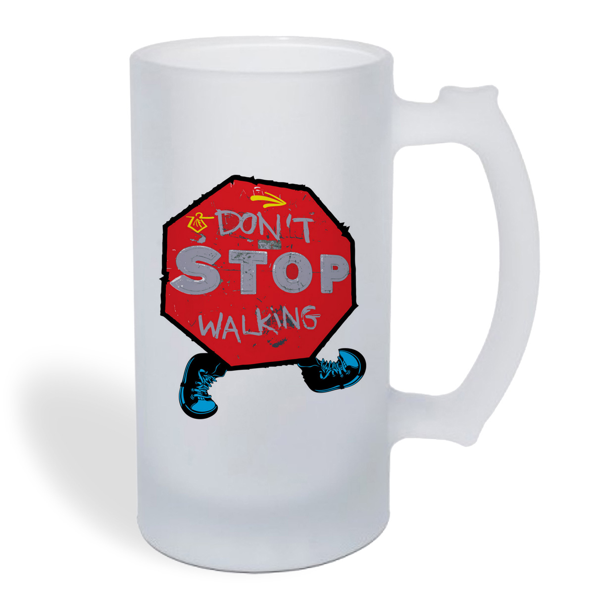 

Кружка пивная CoolPodarok Dont stop walking