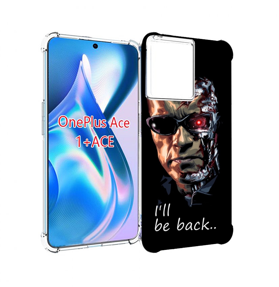 

Чехол MyPads Терминатор для OnePlus Ace, Прозрачный, Tocco