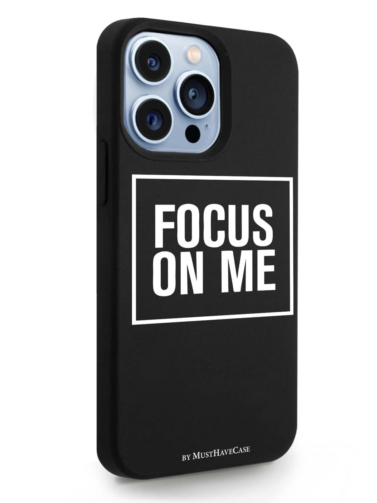 фото Чехол musthavecase для iphone 13 pro focus on me черный