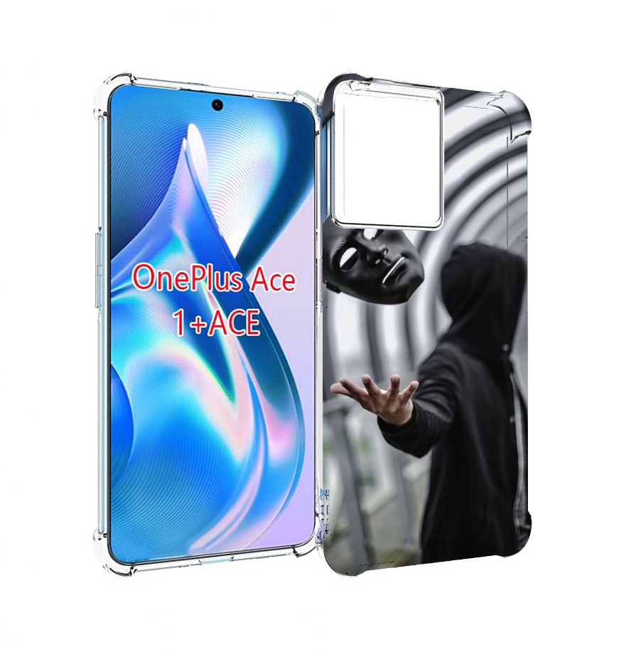 

Чехол MyPads Сними-маску для OnePlus Ace, Прозрачный, Tocco
