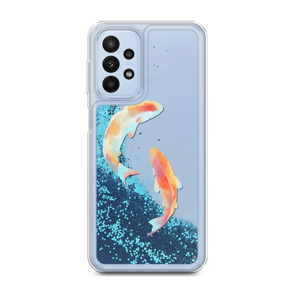 

Чехол Awog на Samsung Galaxy A23 "Акварельные карпы", Оранжевый, 2105093-1