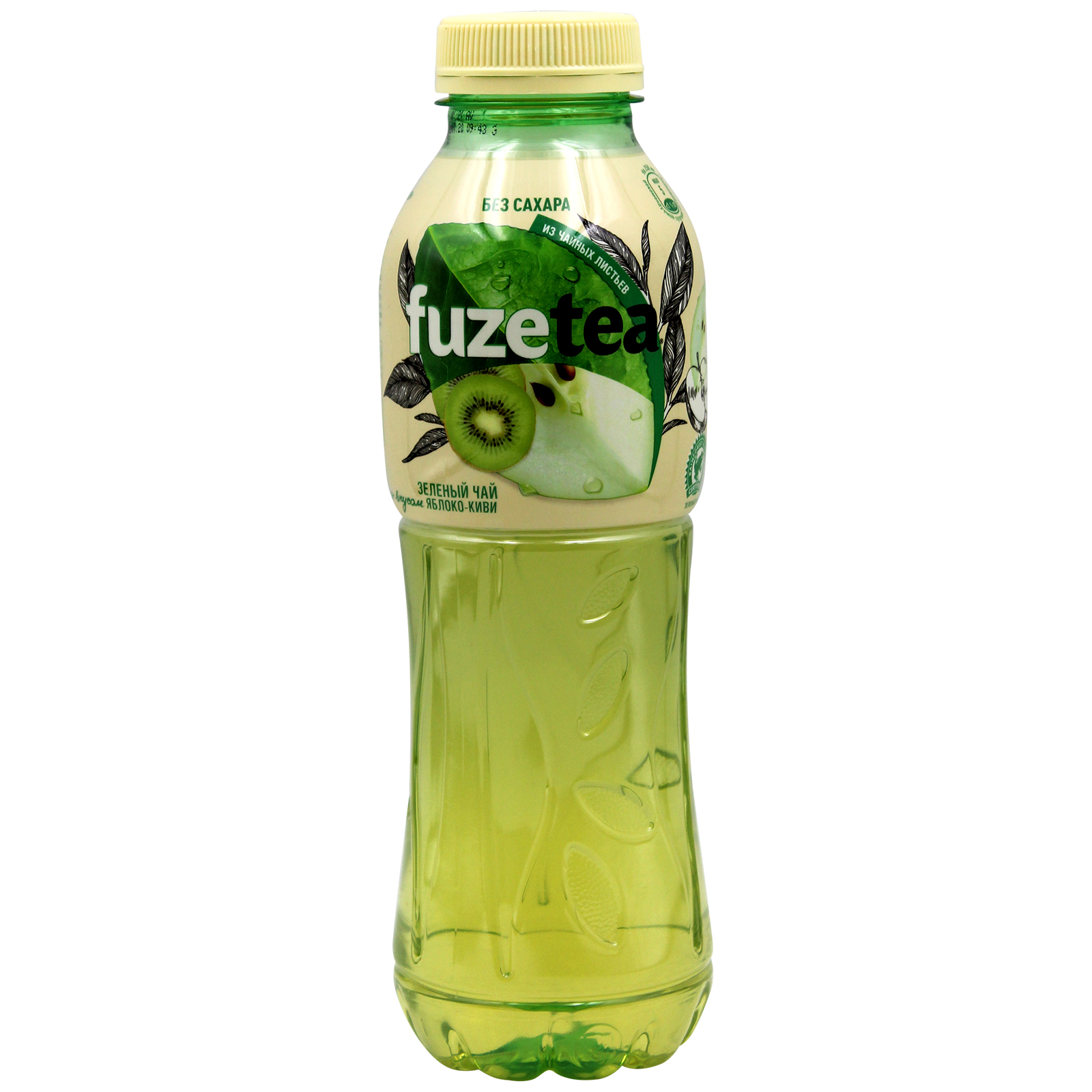 

Холодный чай Fuzetea zero зеленый со вкусом яблоко-киви 0,5 л