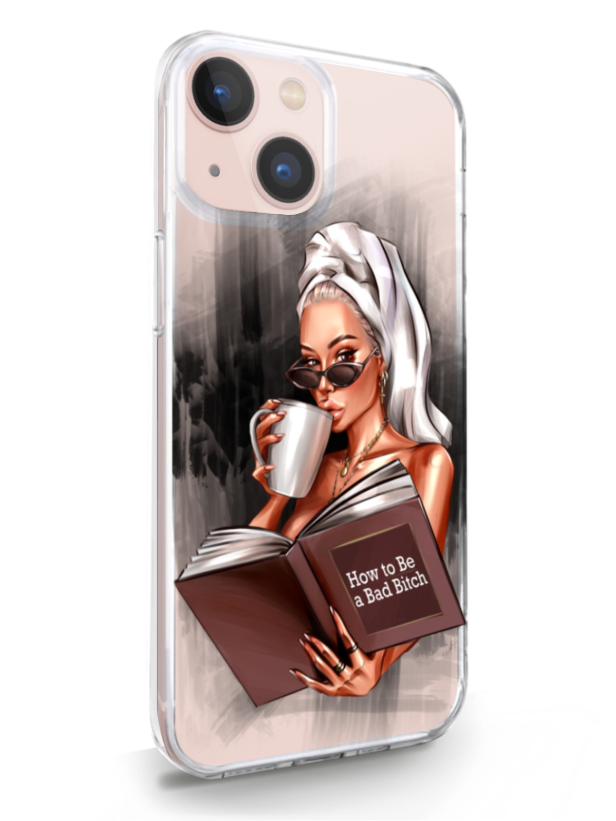 фото Чехол musthavecase для iphone 13 mini how to be a bad bitch прозрачный