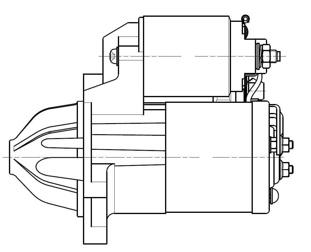 

Lst 2504_стартер! 1.2квт Ford Focus/C-Max, Mazda 3, Volvo S40/V50/C30 1.6d 05> STARTVOLT а, LST2504