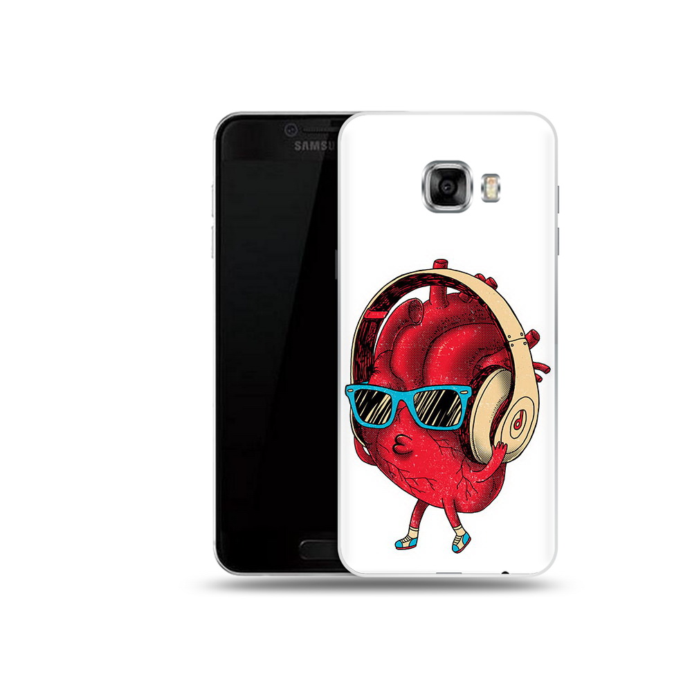 

Чехол MyPads Tocco для Samsung Galaxy C5 (2016) слушай сердце, Прозрачный, Tocco