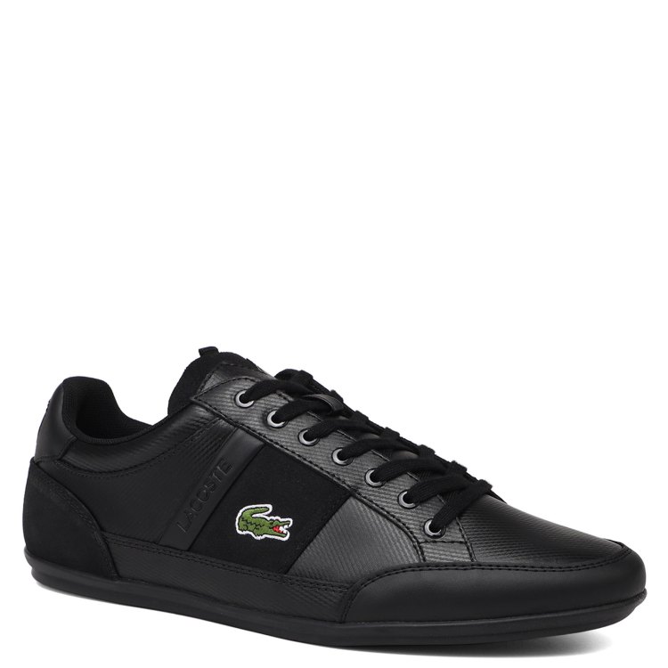 

Кеды мужские Lacoste CMA0035 CHAYMON черные 39.5 EU, Черный, CMA0035 CHAYMON